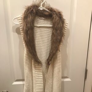 New never worn longer vest/ cardigan.